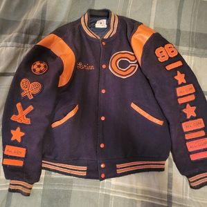 Vintage Robbinsdale Cooper Varsity Letterman Jacket Size L